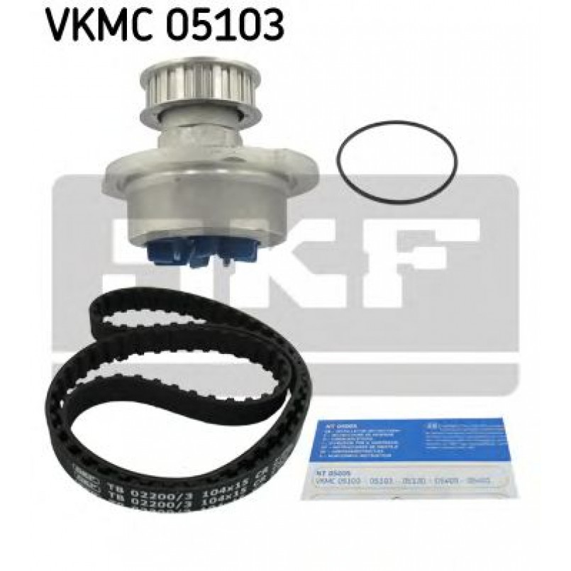 VKMC 05103 SKF - Насос охолоджуючої рідини + комплект зубчатого ремня